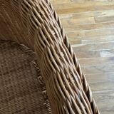Fauteuil en osier