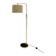 Adjustable brass floor lamp. France, 1970