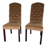 Pair of “Chesterfield” chairs