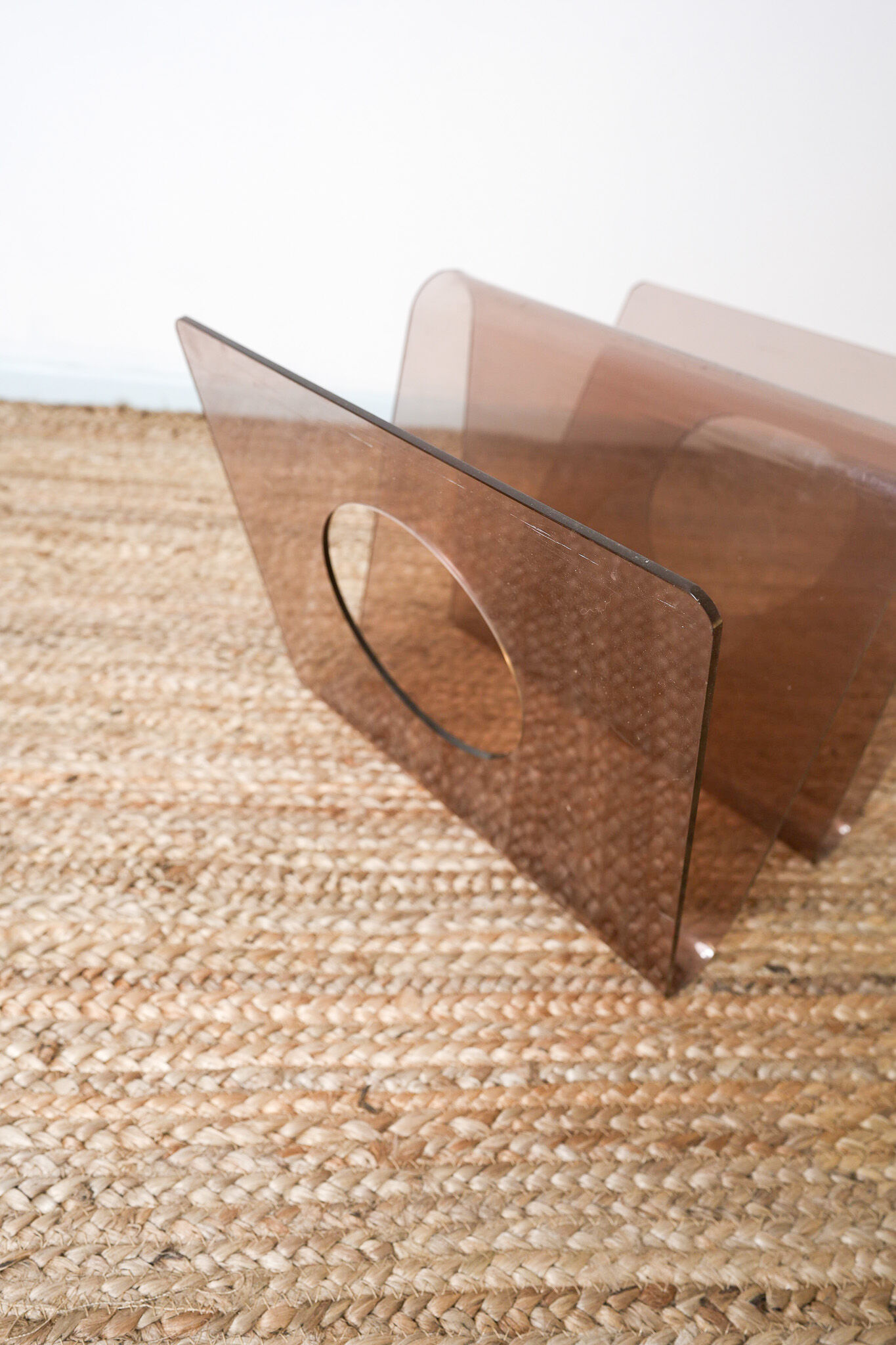 Plexiglas magazine holder Michel Dumas