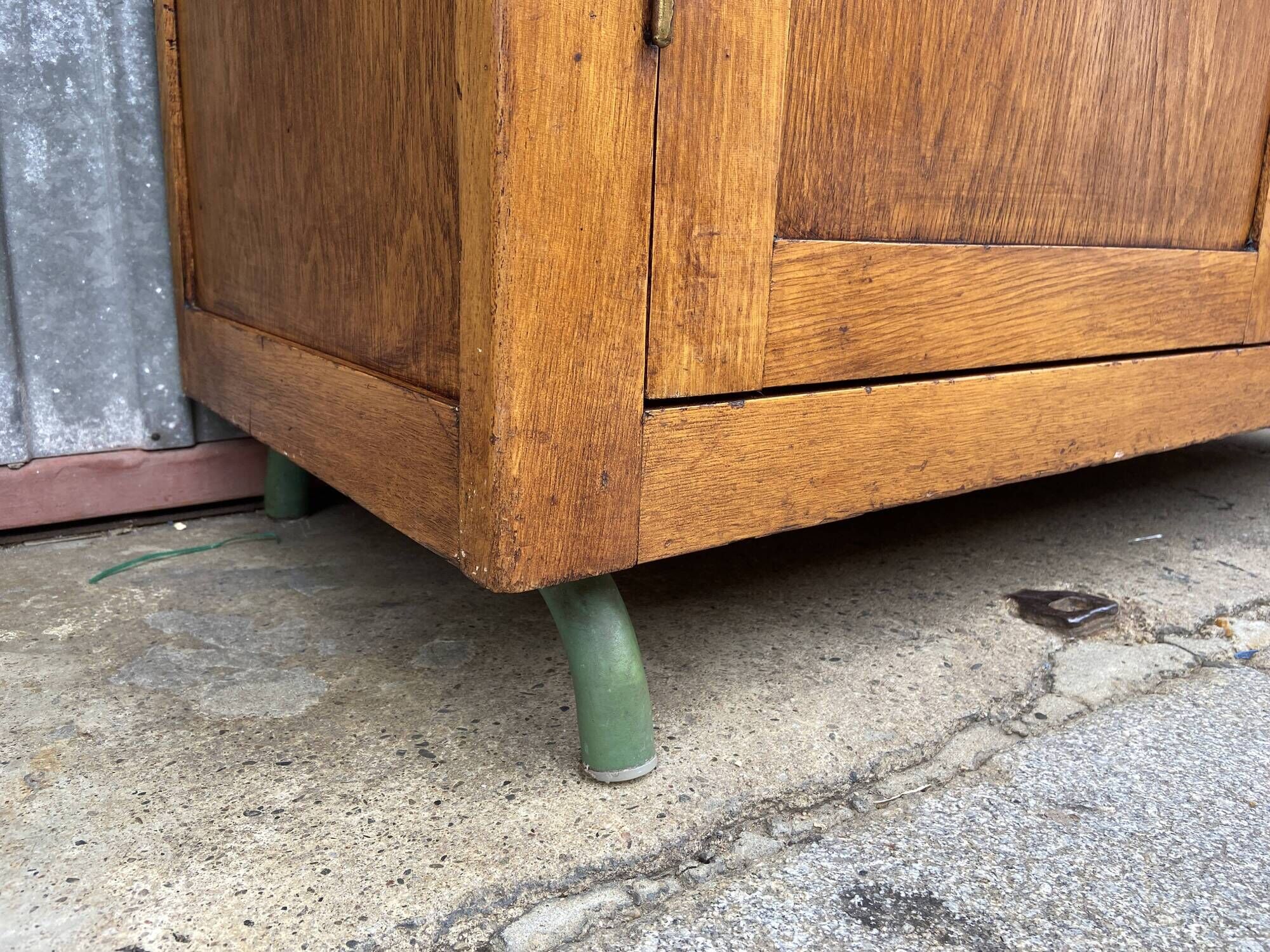Mid century mullca type school cabinet by the manufacturer delagrave 60s-70s