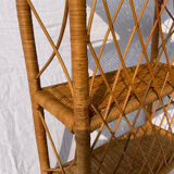 Wicker shelf