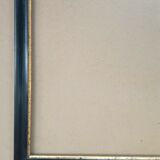 Black lacquered frame Napoleon III leaf 62.3 x 45.9 cm