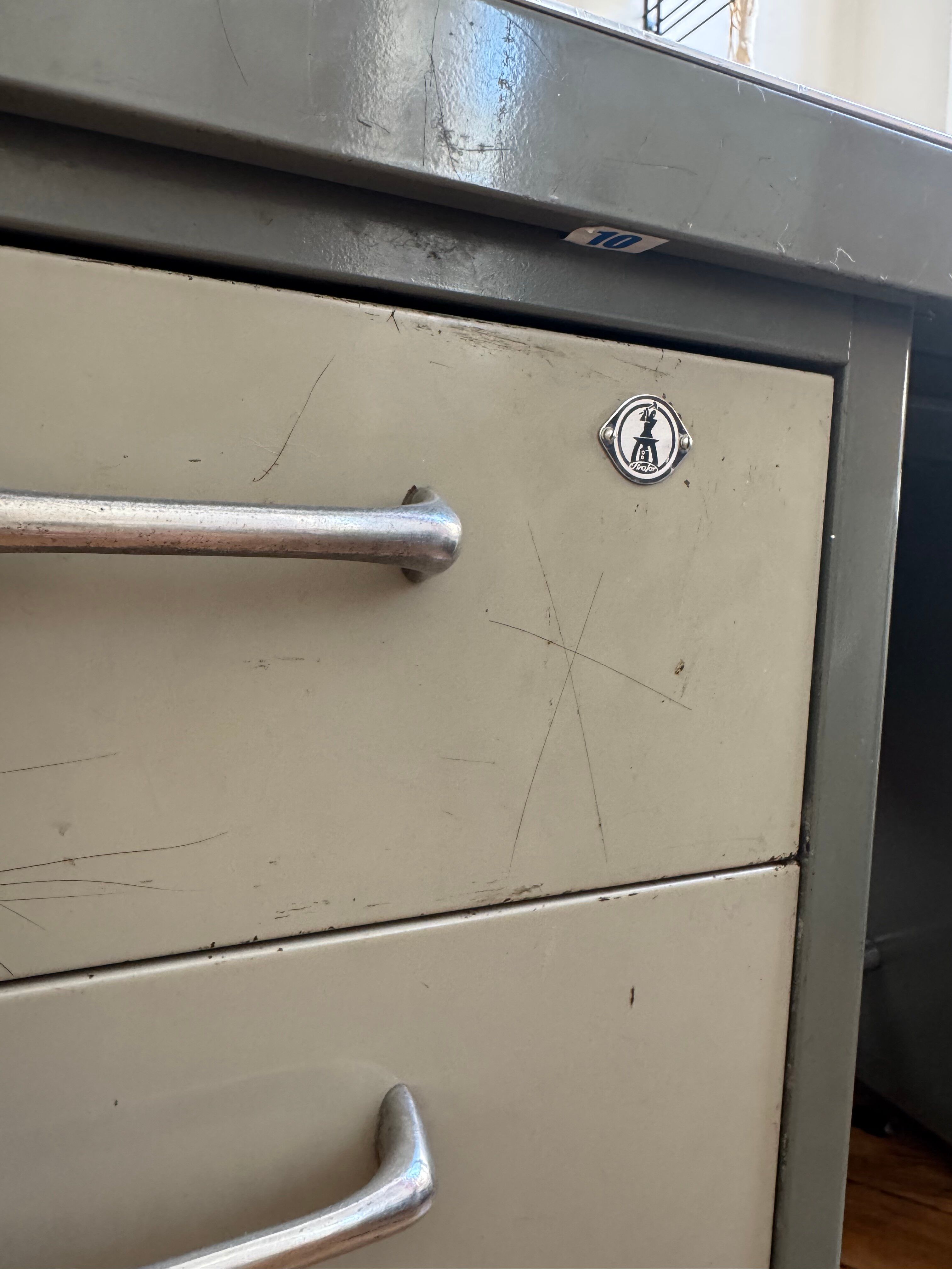 Metal desk