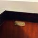 Italian Art Deco Bar Table in Mahogany and Ebonized Inlays, 1980s