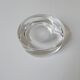 Val Saint Lambert vintage crystal ashtray 1970