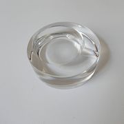 Val Saint Lambert cendrier en cristal vintage 1970