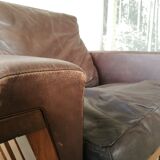Leather armchair design 1980