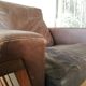 Leather armchair design 1980
