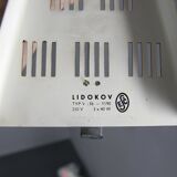 Mid-Century Plastic and Metal Chandelier by Lidokov, Czechoslovakia, 1970s