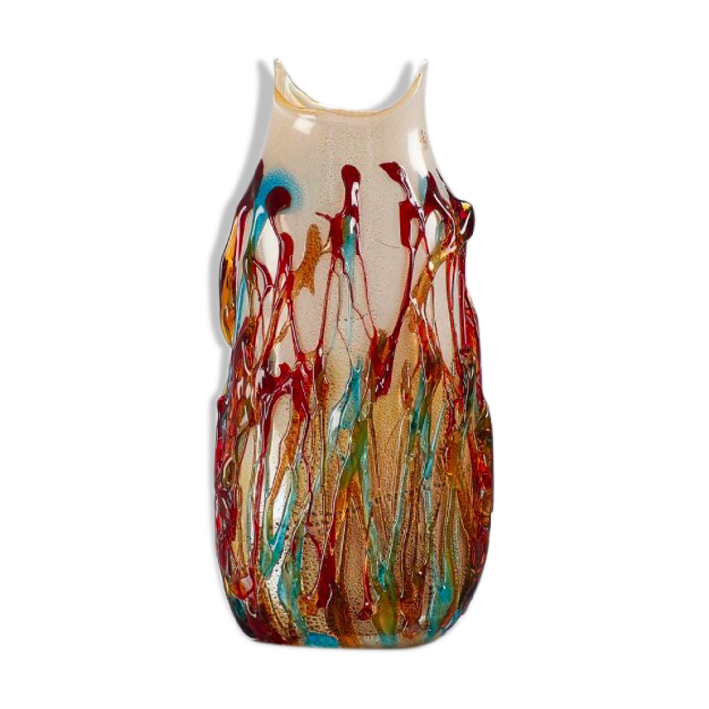 Murano glass sculpture vase Sergio Costantini