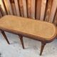 Louis XVI style piano bench in carved wood and caning