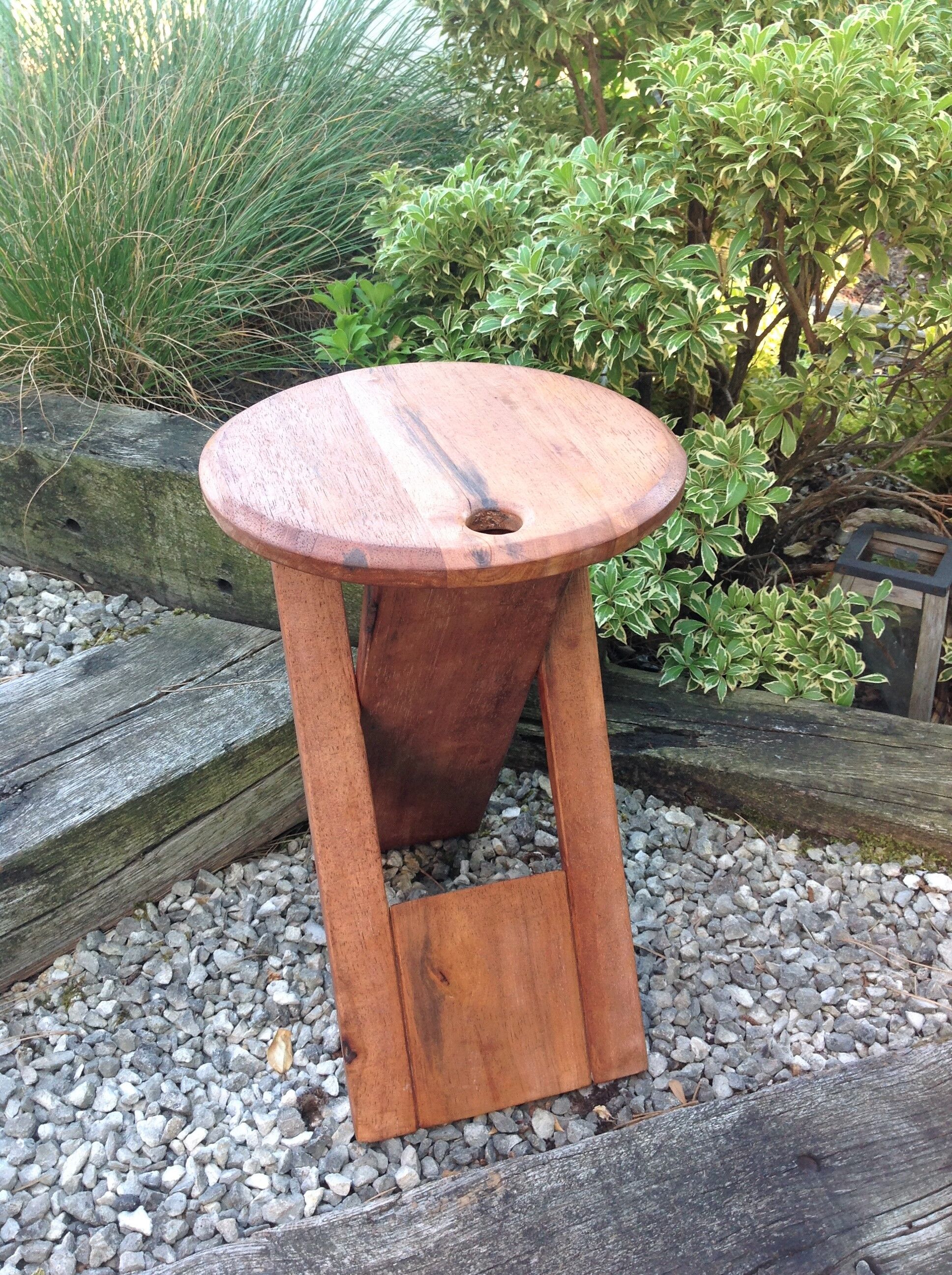 Folding wooden /vintage stool 60s-70s