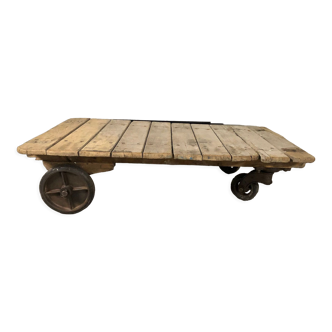 Workshop trolley - industrial coffee table