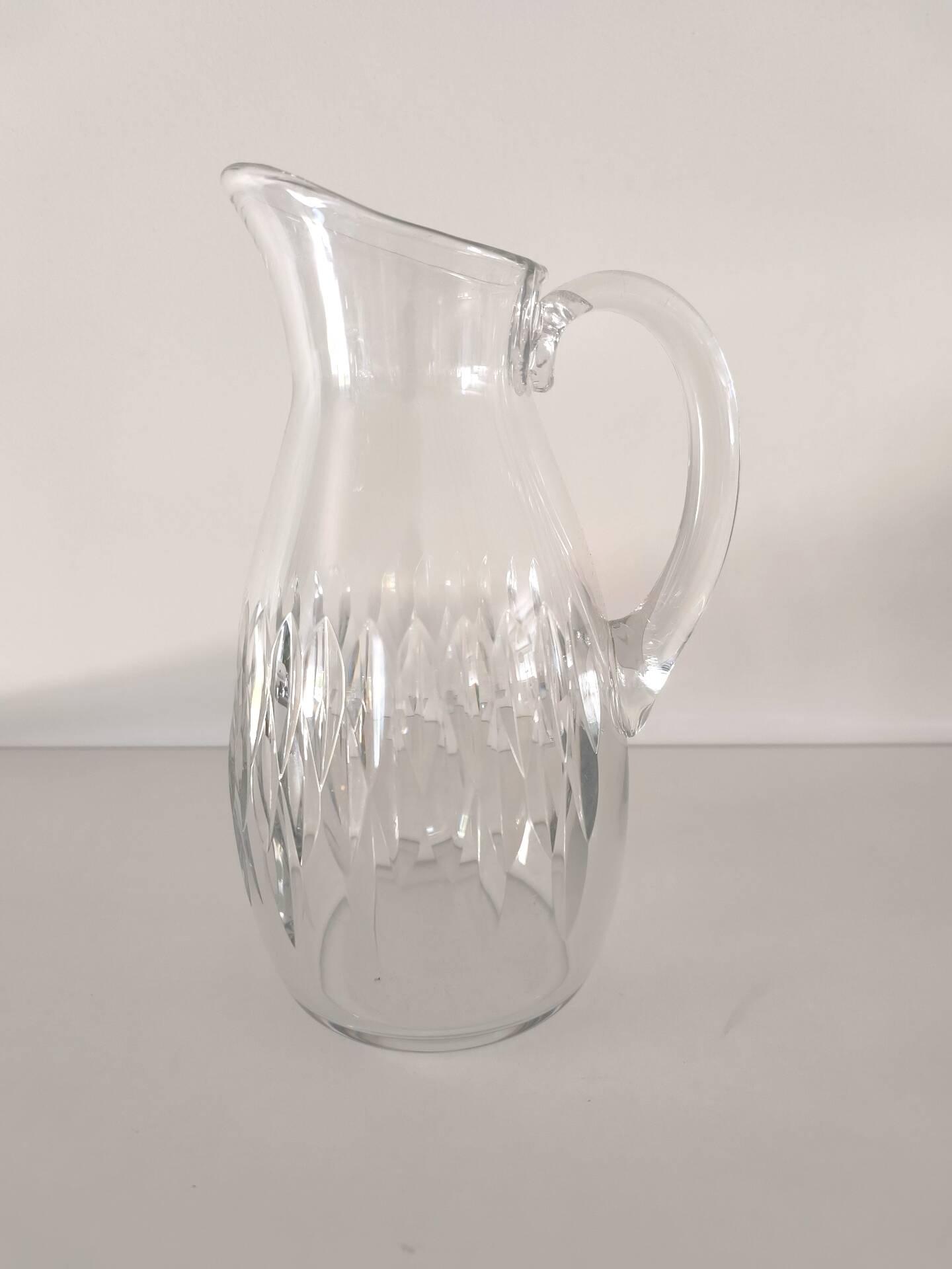Broc pitcher in Baccarat crystal Carcassonne
