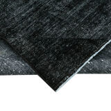 Tapis oriental surteint noué à la main 290 cm x 405 cm en laine noire