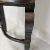 Half-moon corner cabinet decorated with a biblical scene, 19th century