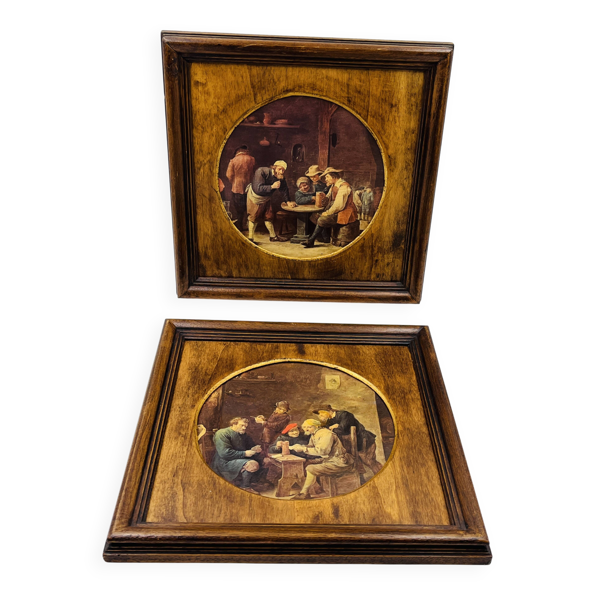 Reproduction duo by David Teniers