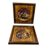 Reproduction duo by David Teniers