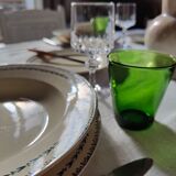 Assiette à dessert en Terre de Fer U & Cie Sarreguemines modèle Carlos