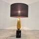 Lampe de table vintage français maïs années 1970