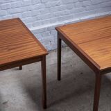 Pair of Ole Wanscher Side Tables in Mahogany, P. Jeppesen 1960s Denmark
