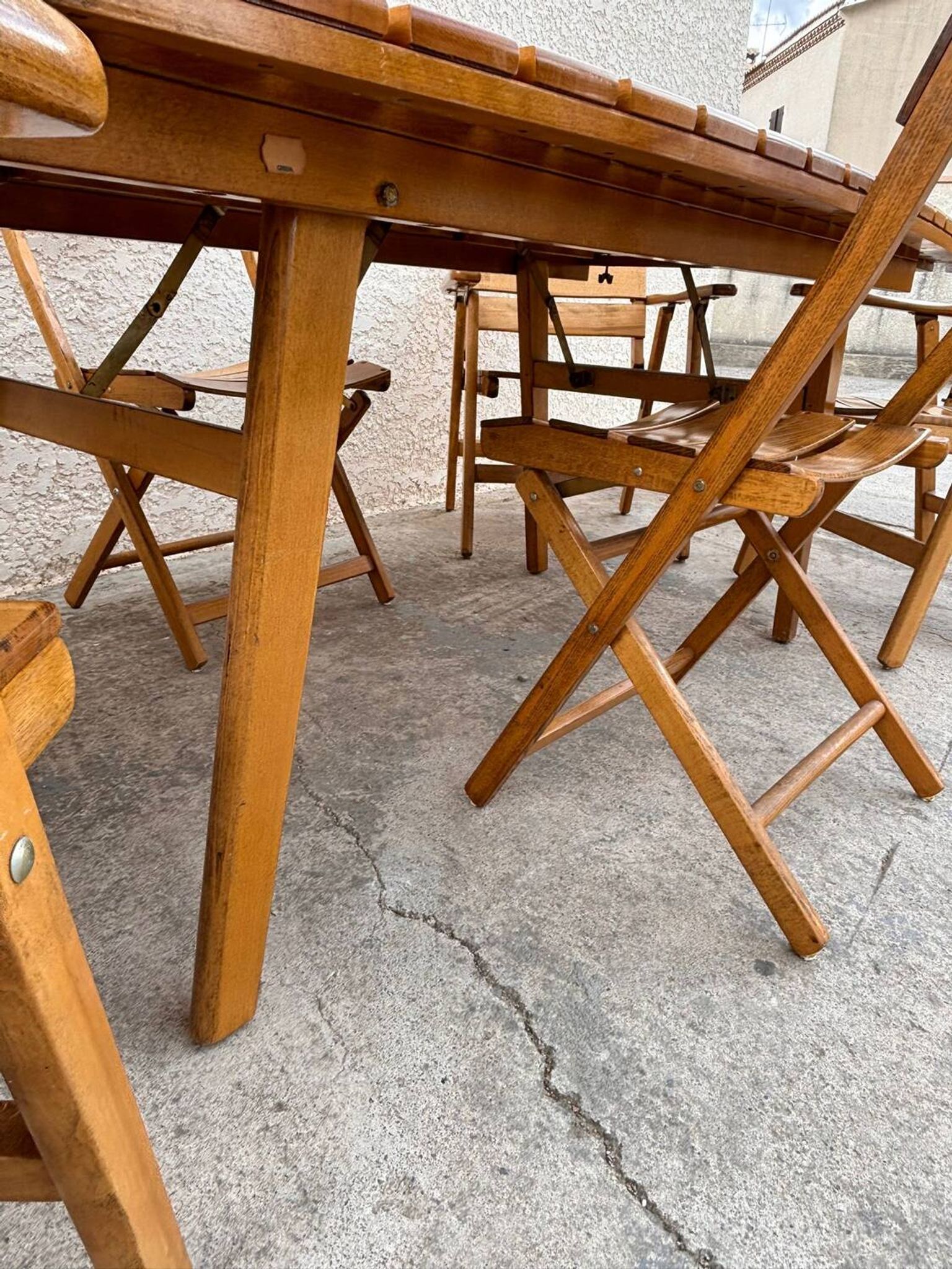 Salon de jardin sodibois en bois ( orme )