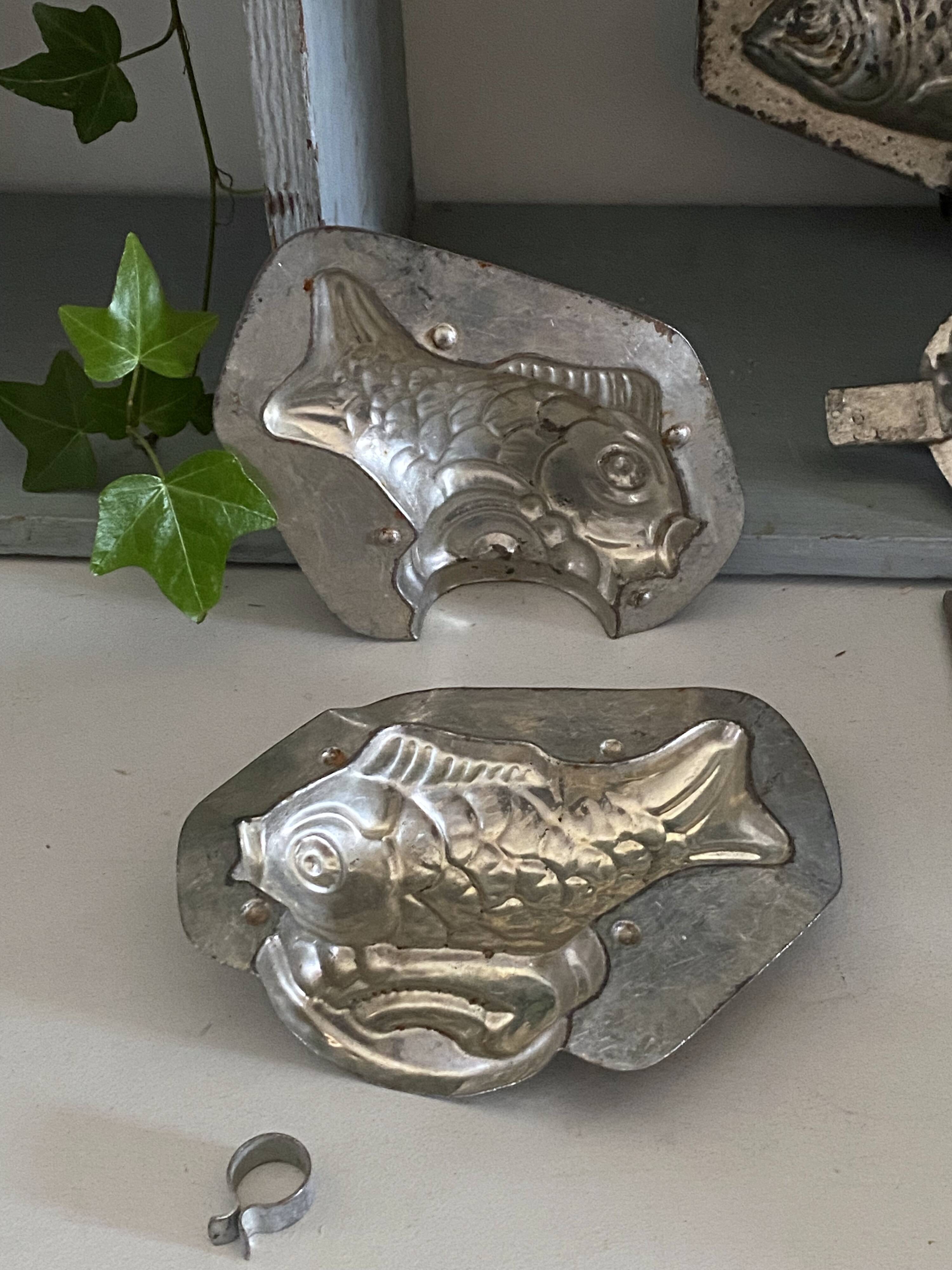 Old “fish” chocolate mold