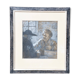 Alphonse Lévy known as Alan Levy original pastel tavern scene