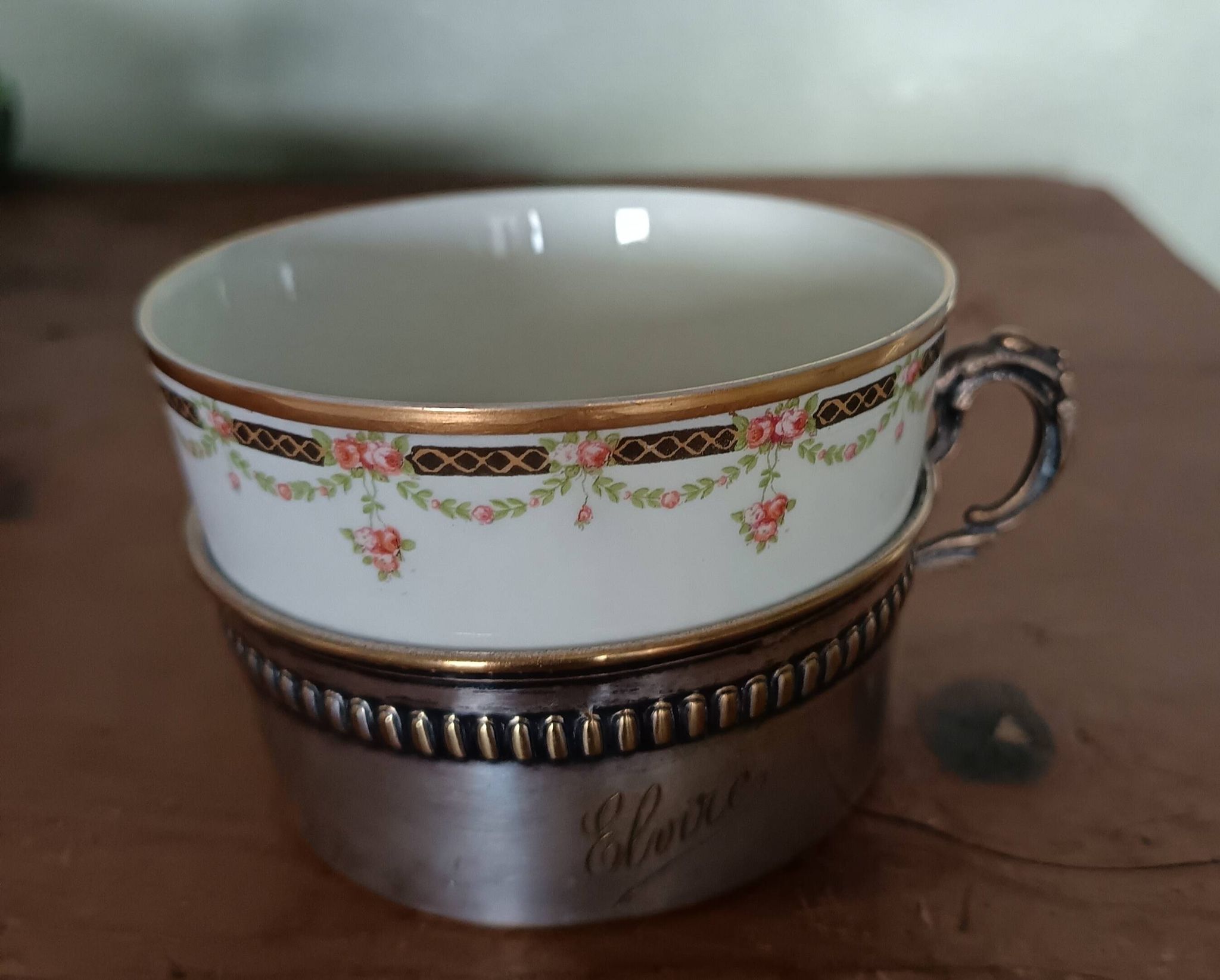 service déjeuner 4 pièces  vieux limoges et orfèvrerie