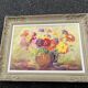 Painting of a bouquet of flowers, signed richard, 69 x 51