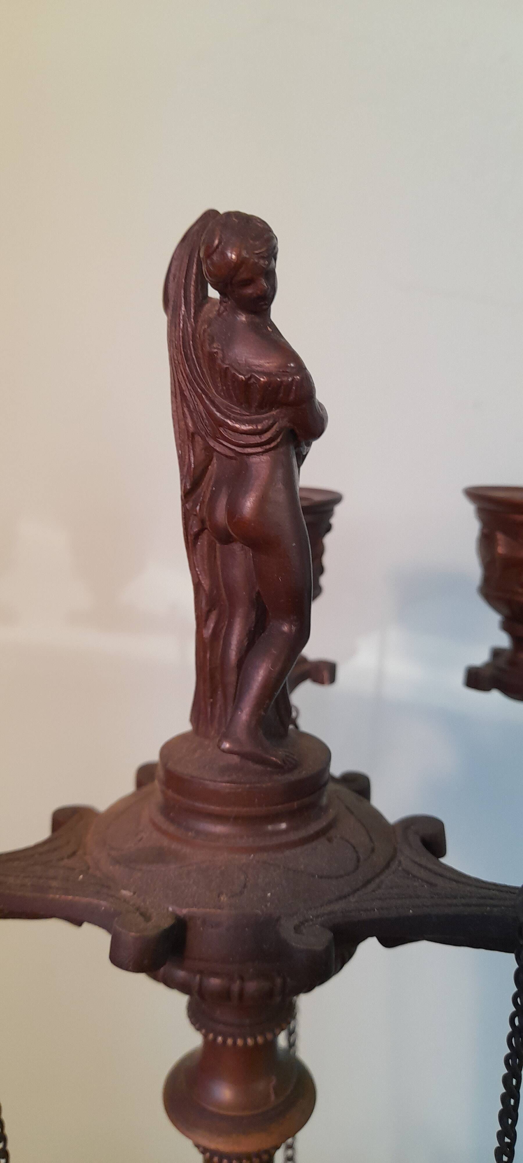 Napoleon III bronze candelabra