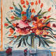 Lithograph (EA) signed by Michel Henry - Bouquet at the Window