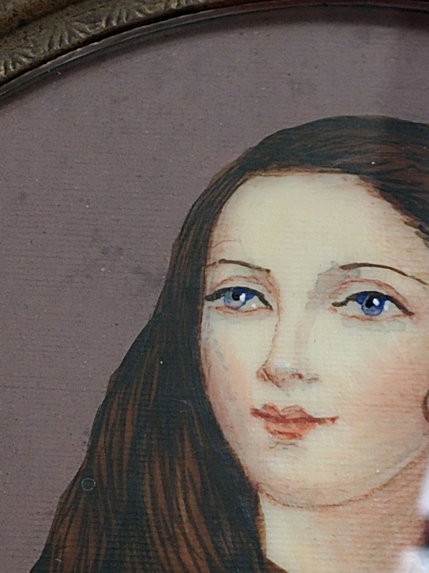 Portrait miniature Mme Korsakov