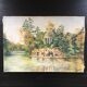 Tableau  kiosque dans le parc