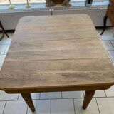 Art Deco Raw Solid Oak Table