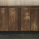 Victorian English oak rustic buffet circa 1880 with drawers.