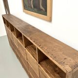 Meuble de métier ancien à 24 casiers