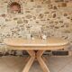 Table ronde orme style Pierre Chapo