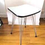 Stool formica feet eiffel design 60s - 70s