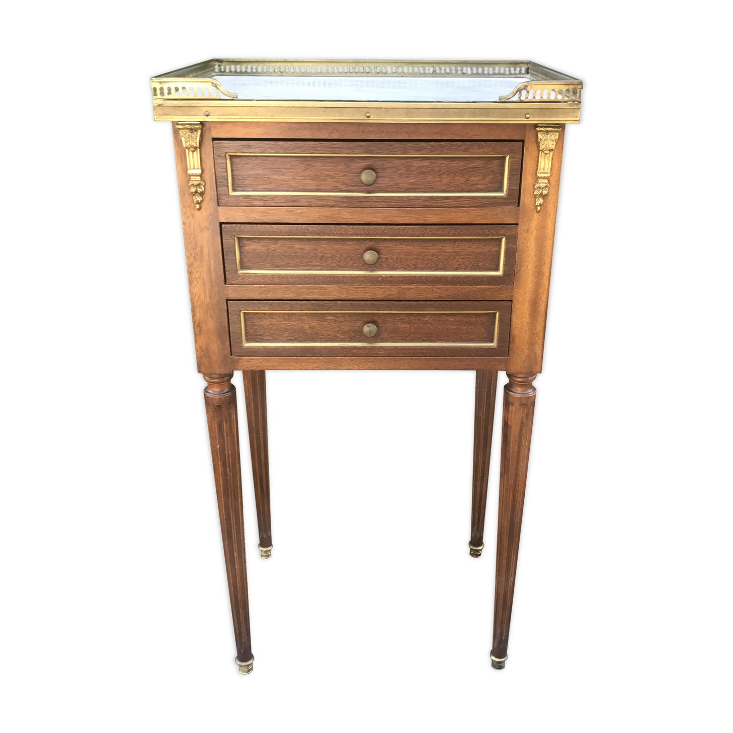 Bedside style Louis XVI marble