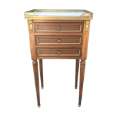 Chevet style Louis XVI marbre