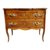 Commode 2 tiroirs de style Louis XV