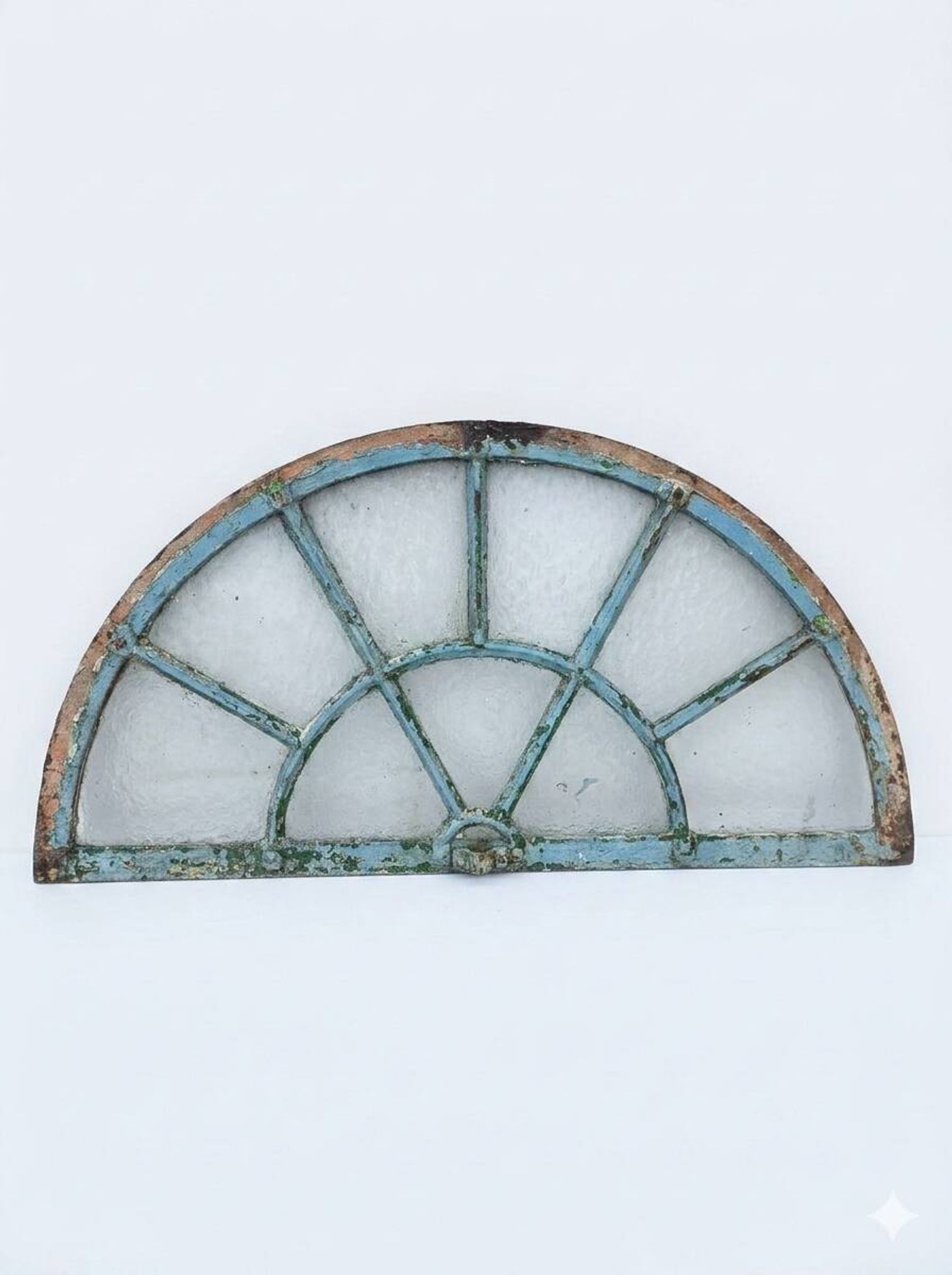 Old wrought iron full riveted gates from the 19th century.