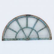 Old wrought iron full riveted gates from the 19th century.