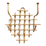 Bamboo wall coat rack