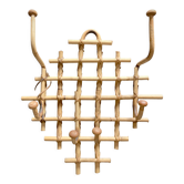 Porte manteau murale en bambou