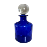Flacon bouteille décoratif bleu