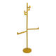 Yellow towel holder by Makio Hasuike for Gedy, 1970s
