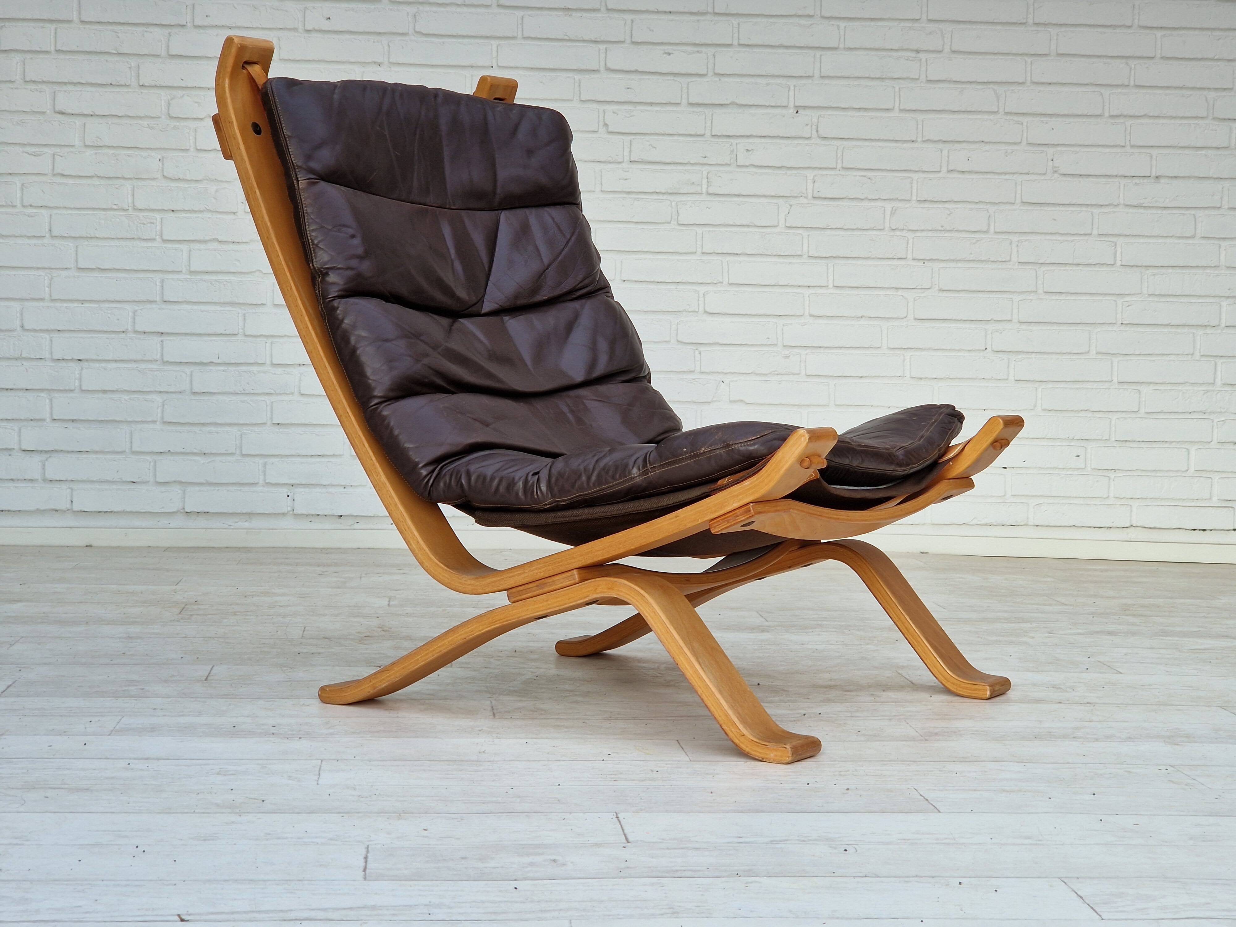 Fauteuil danois par Brammin Møbler années 70
